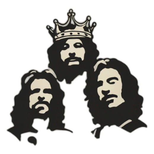 Queen band logo sticker