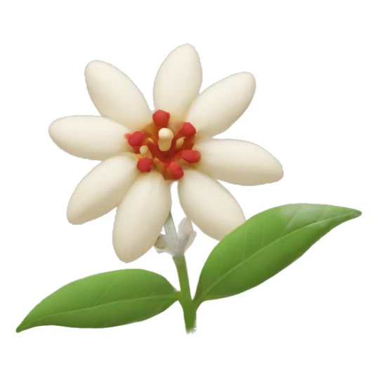 Emoji Ashwagandha flower  sticker