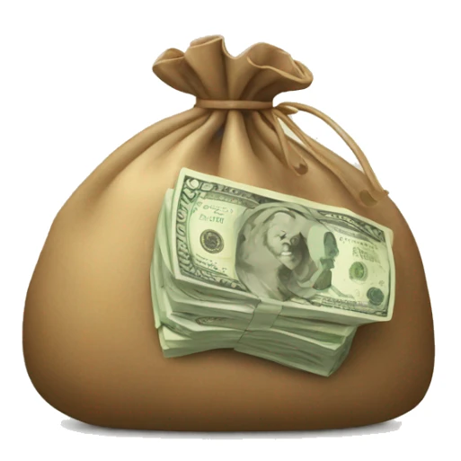  Bag of money sticker