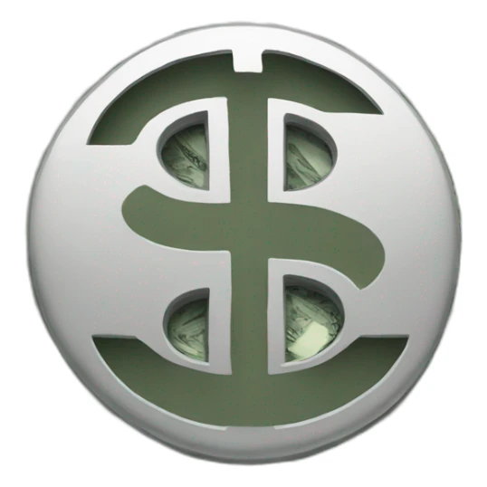 MACOS ICON STYLE dollar sign SYMBOL simple icon sticker
