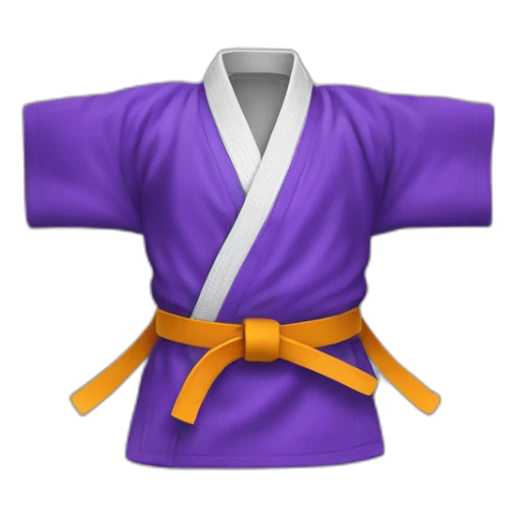 martial arts purple belt sticker