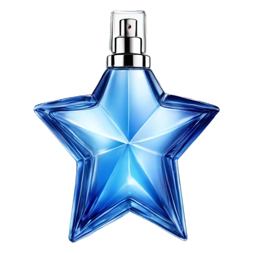 mugler angel star bottle perfume  sticker