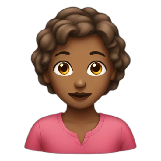 Girl on her period sticker