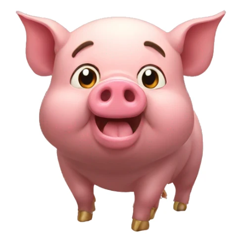 god pig sticker
