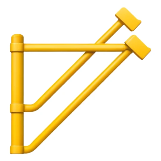 quiero crear un emoji que represente un gráfico de barras en color amarillo sticker