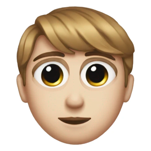 long eyelahes preppy  sticker