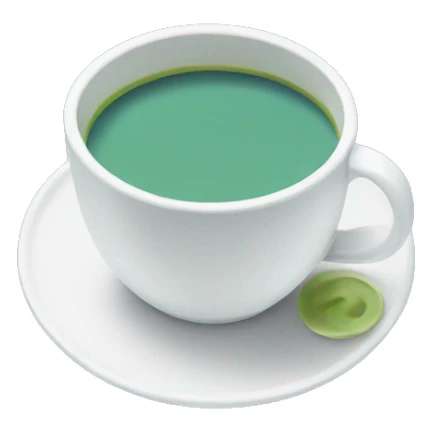 Cup of blue matcha  sticker