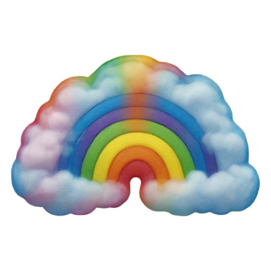 tiny square rainbow tiedie design sticker