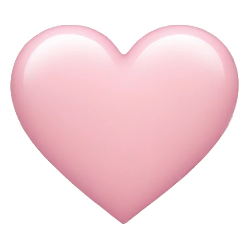 Light Pink heart sticker