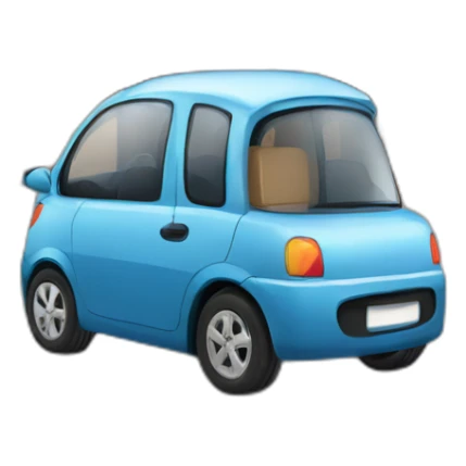 the car is loaded in the warehouse sticker