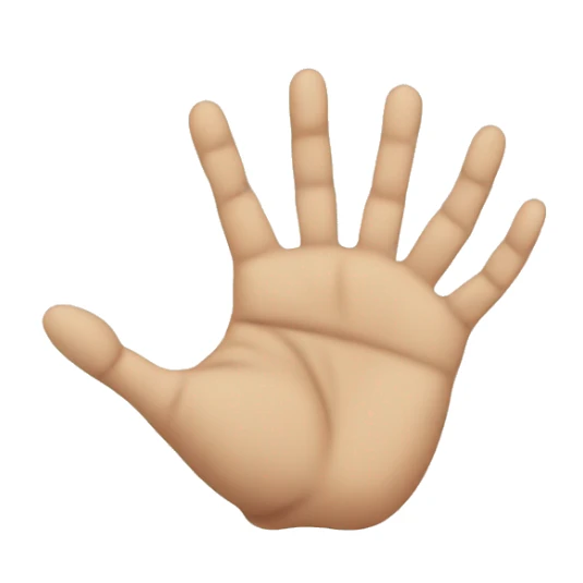 Hand with pain  sticker