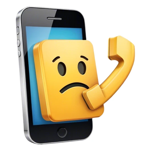 a mobile phone holding up a ‘do not disturb’ sign sticker