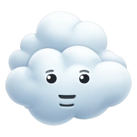 Cloud with Cotton Boxers: A fluffy cloud paired with cotton boxers to represent softness and breathability sticker