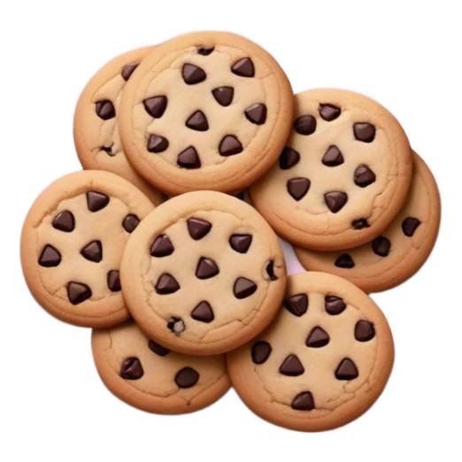 Pastel pink plate of cookies sticker