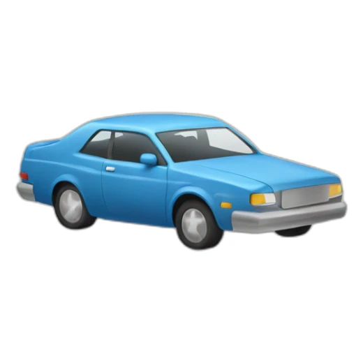 Humain qui conduit une voiture sticker