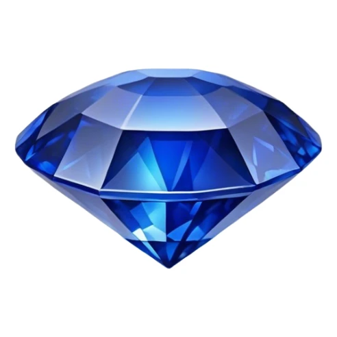 Cinematic Realistic Sapphire Emoji, Deep blue and stunning, with smooth, polished facets that gleam with a vibrant intensity. The deep blue hue reflects light in mesmerizing patterns, and a soft, glowing aura adds to the precious, regal nature of the gemstone. Soft glowing outline, capturing the essence of wisdom and royalty in a dazzling sapphire. sticker