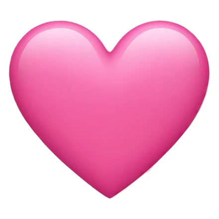 Pink heart sticker