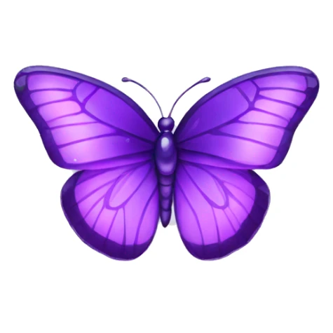 Purple-Shiny-Gem-Crystal-Glossy-Butterfly sticker