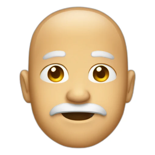 faded chin on zoom sticker