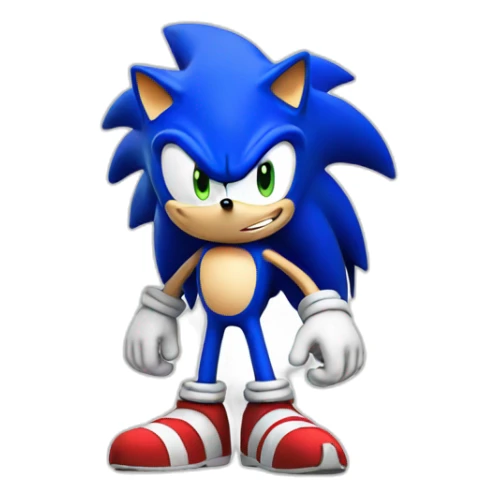 Sonic different sticker