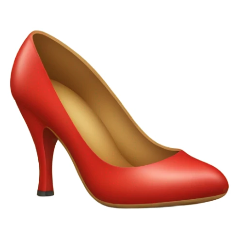 Female potato with red high heels sticker