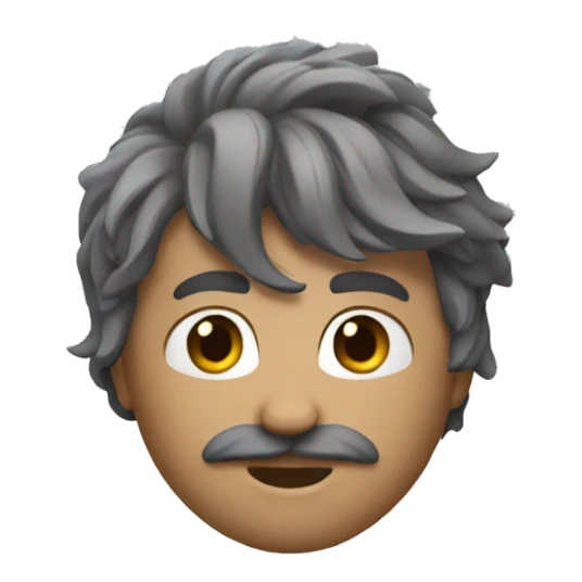 Un chauve qui se lave les cheveux  sticker