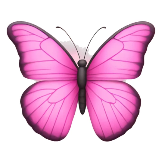 Pink butterfly  sticker