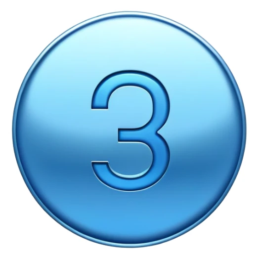 A blue money sign emoji sticker