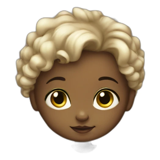 angel baby girl sticker