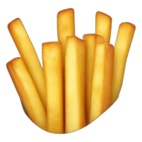 a french fry and a baguette  sticker