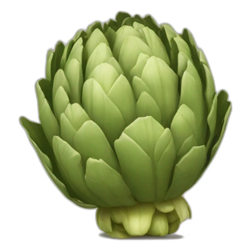 an artichoke that tans At sun sticker