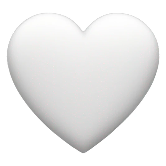 need white heart small and big heart emojis sticker