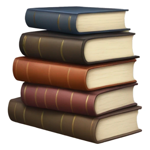 Stack of books sticker