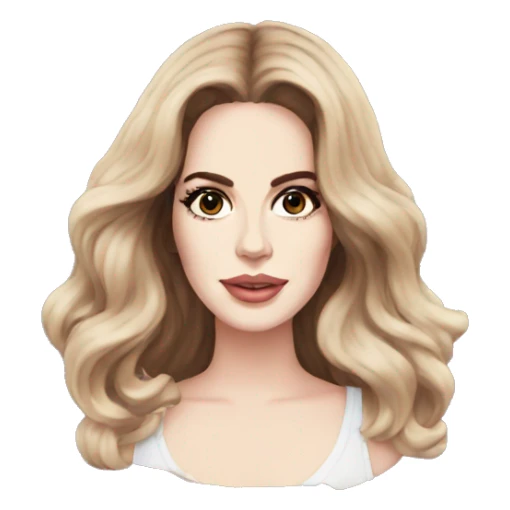 Lana del Rey coachella sticker
