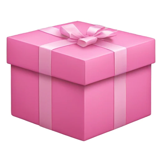 Pink box wrapped sticker