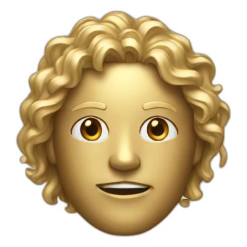 gold and silver metal band sticker