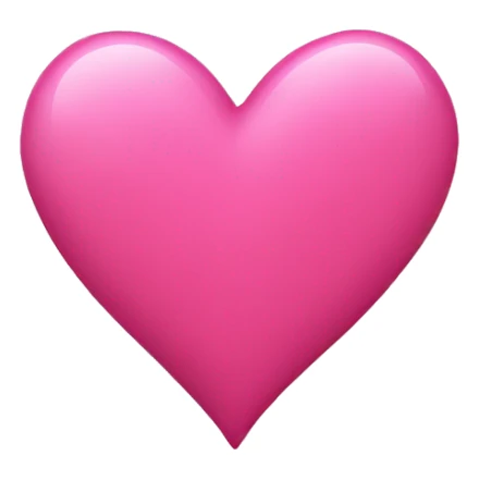 hight pink heart sticker