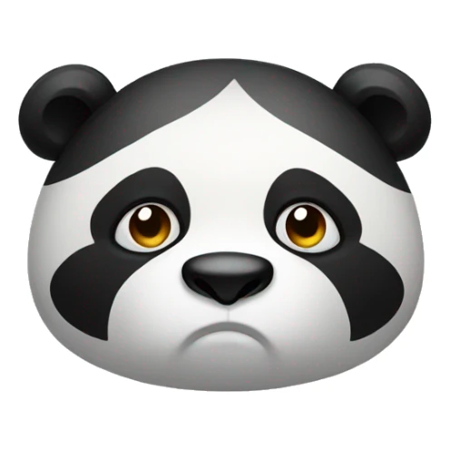 sad panda sticker
