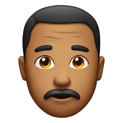 emoji with raised eyebrow kissing sticker