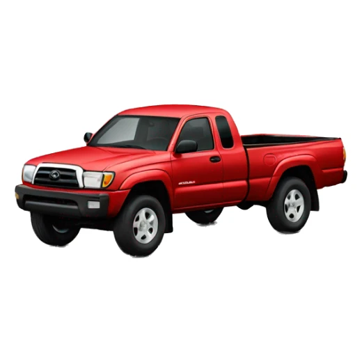 1999 Toyota Tacoma ext cab 4wd with red paint sticker