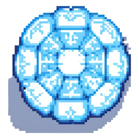 frozen metal sticker