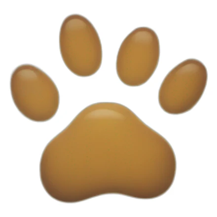 cat paw in a polaroid shot sticker