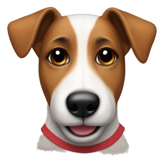 a jack russel wearing a teddy bear costume sticker