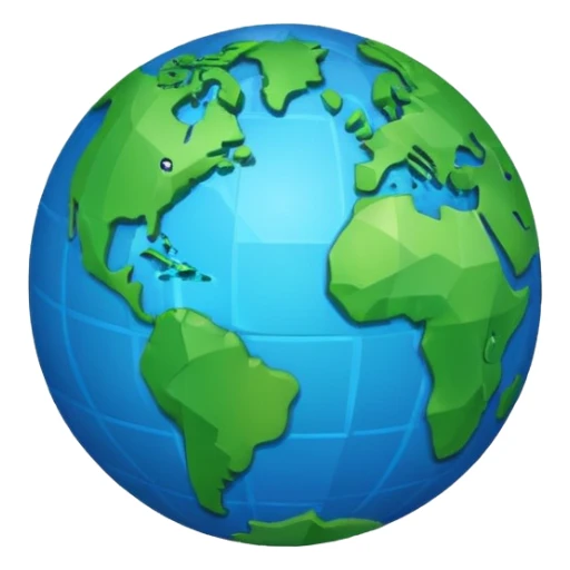 earth logo sticker