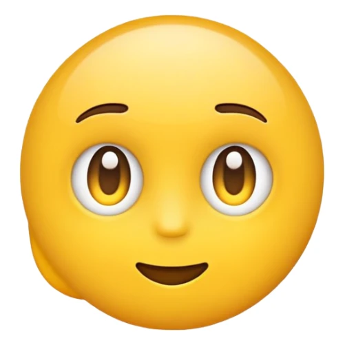 Emoji looking sideways trying to someone’s attention sticker
