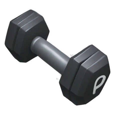 single small dumbell, with 1KG on ir sticker