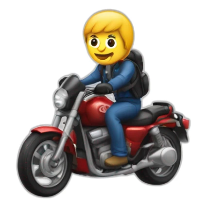 Guido ykema sur une moto sticker