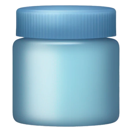blue-grey bottle of scalp scrub sticker
