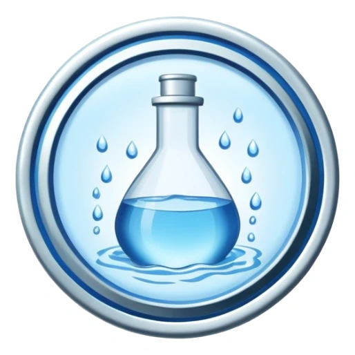 water works monopoly badge  sticker