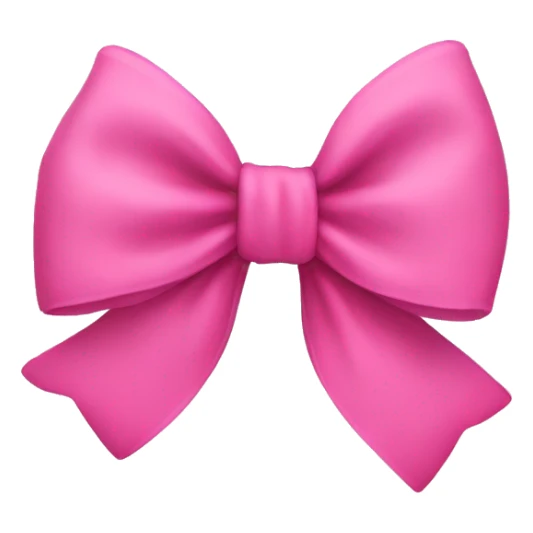 Pink bow sticker